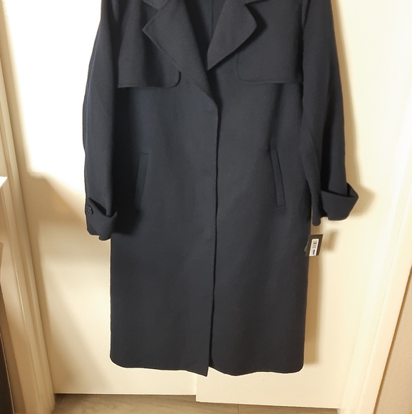 *HOST PICK* Kenneth Cole trench coat NAVY XL - Picture 4 of 15
